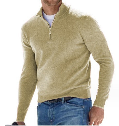 Pullover Mit Halbem Reißverschluss Für Herren | Warm Mivona