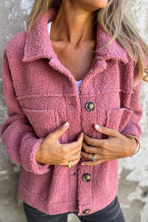 Schicker Lässiger Shearling Mantel Mit Winterwärme Für Frauen Mivona