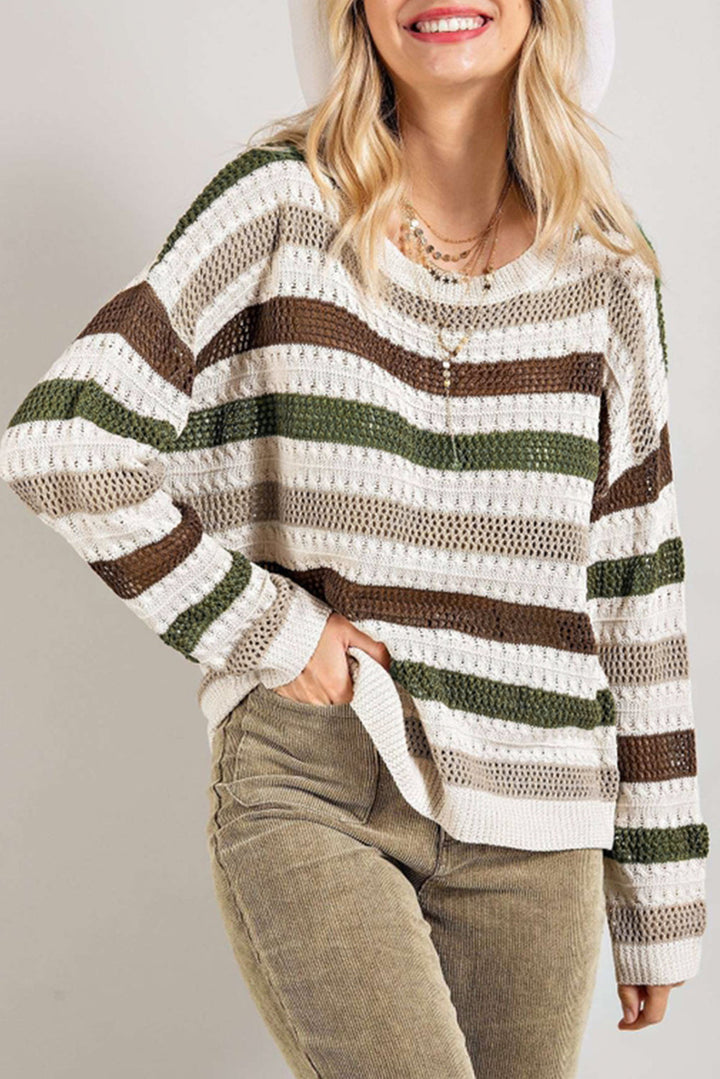 Schicker Strickcardigan mit Knopfleiste für Damen Mivona