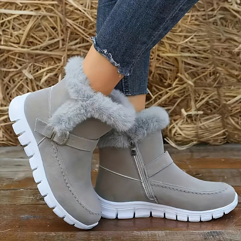 Bequeme Stiefelette mit kuscheligem Futter Für Frauen Mivona