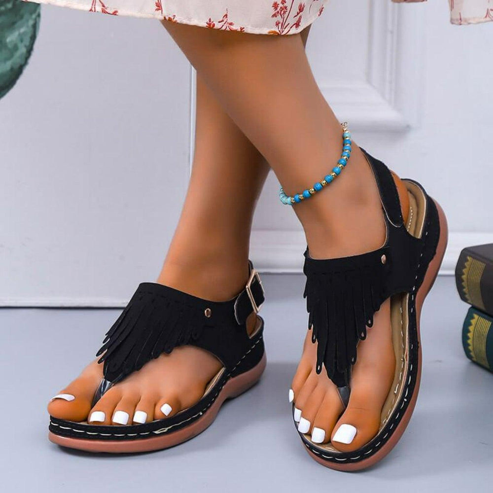 Sandalen mit Quasten für den Sommer für Frauen Mivona