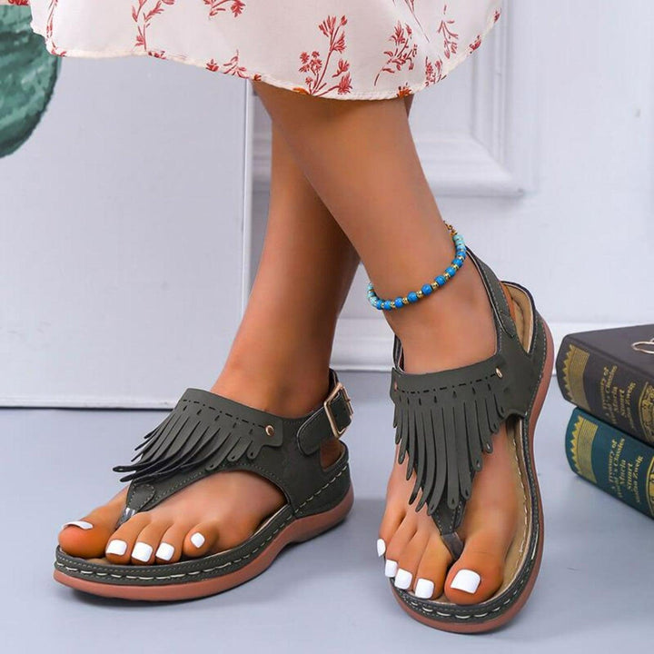 Sandalen mit Quasten für den Sommer für Frauen Mivona