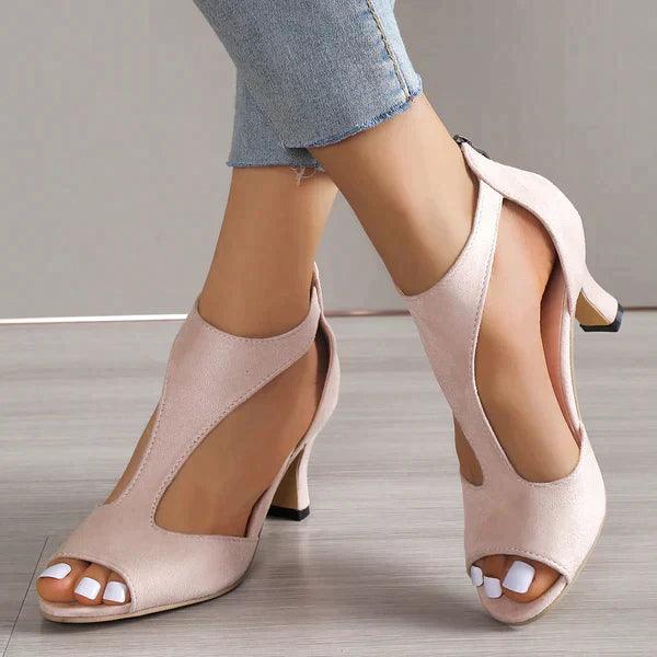 High Heels mit Cut-Outs und offener Zehenpartie für Frauen Mivona