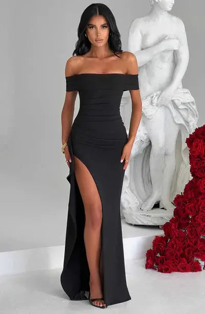 Mühelos elegantes Maxikleid mit verfeinerter Raffinesse für Damen Mivona