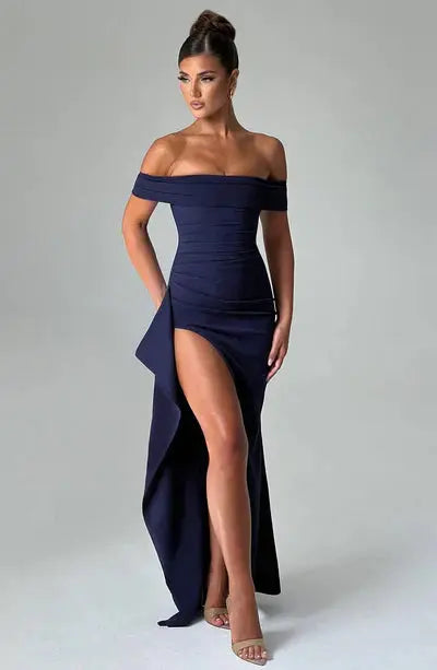 Mühelos elegantes Maxikleid mit verfeinerter Raffinesse für Damen Mivona