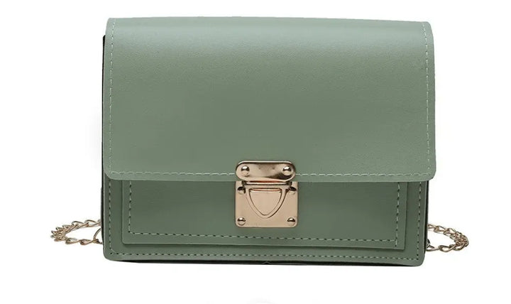 Kleine Quadratische Schultertasche mit Kette für Frauen Mivona