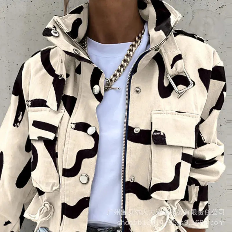 Bauchfreie Jacke mit schickem Stil für Damen Mivona