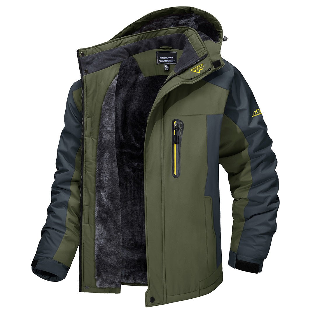 Herren Stilvolle Winterjacke Für Draußen Mivona
