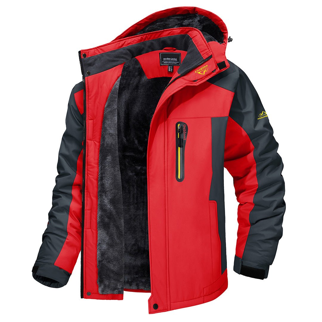 Herren Stilvolle Winterjacke Für Draußen Mivona