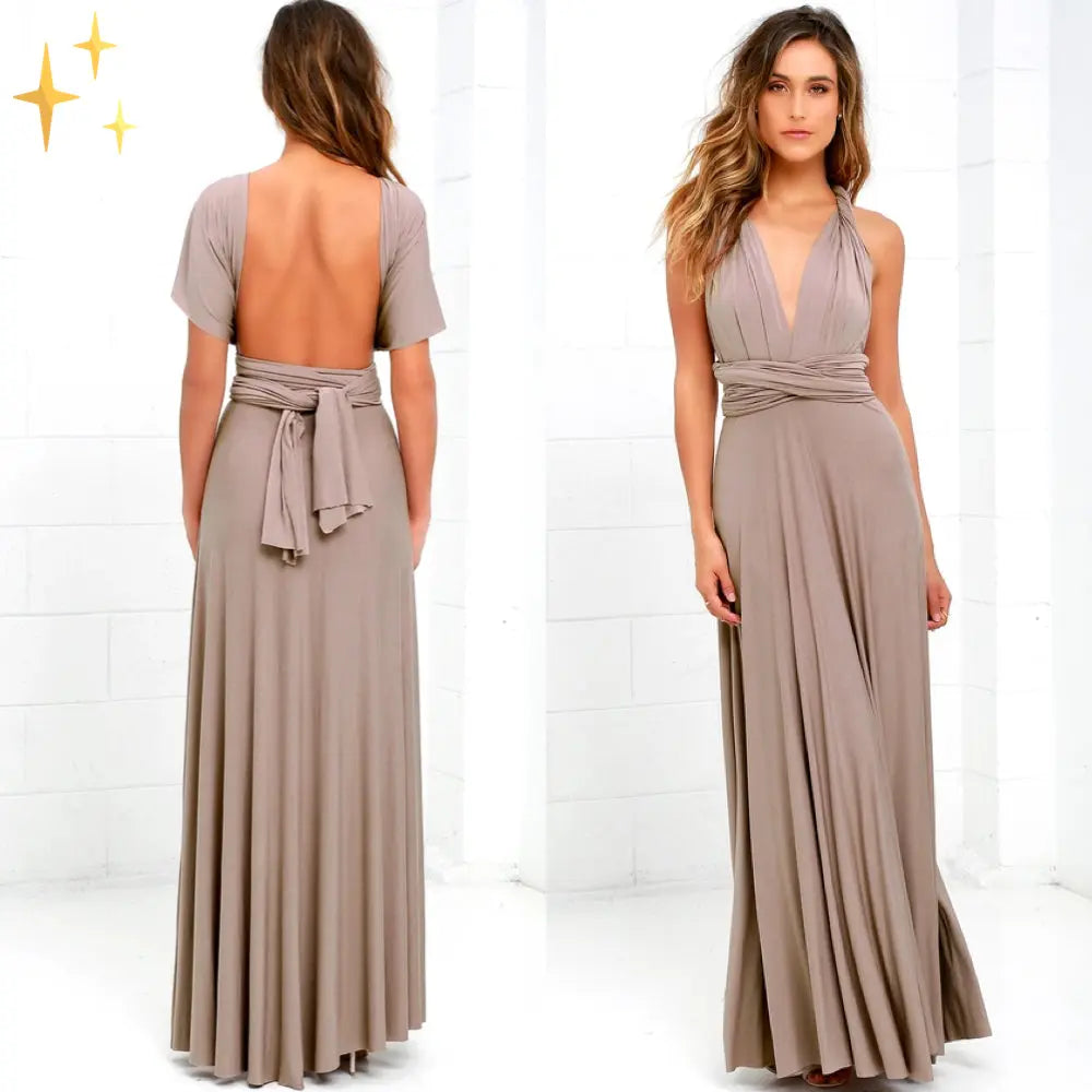 Schickes Wickelkleid aus leichtem Stoff für den Sommer Für Frauen Mivona