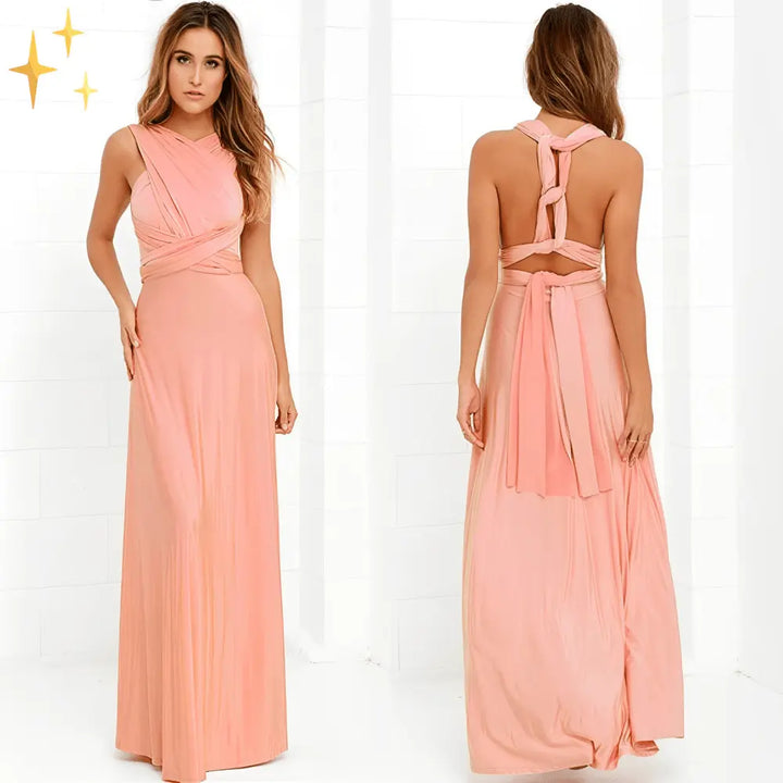 Schickes Wickelkleid aus leichtem Stoff für den Sommer Für Frauen Mivona