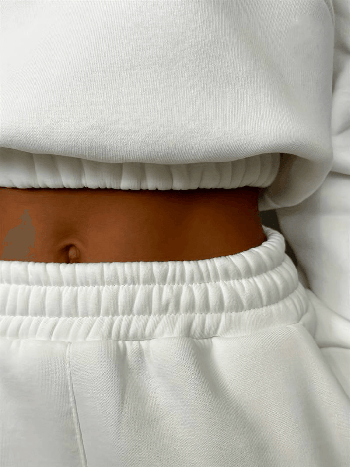 Bequemes Zip-Up-Sweatshirt und Jogginghosen-Set Für Frauen Mivona