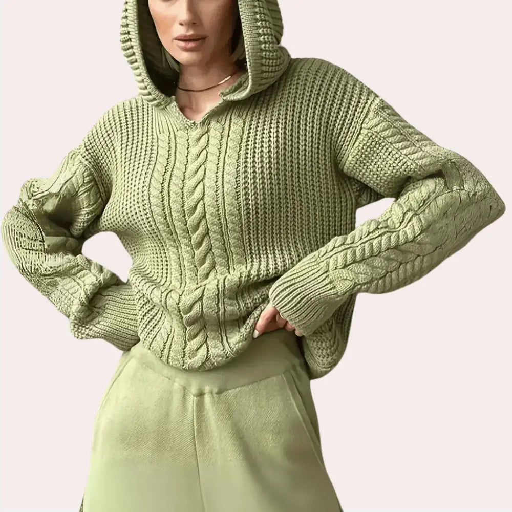 Strick-Hoodie Mit Vielseitigem Komfort Für Frauen Mivona