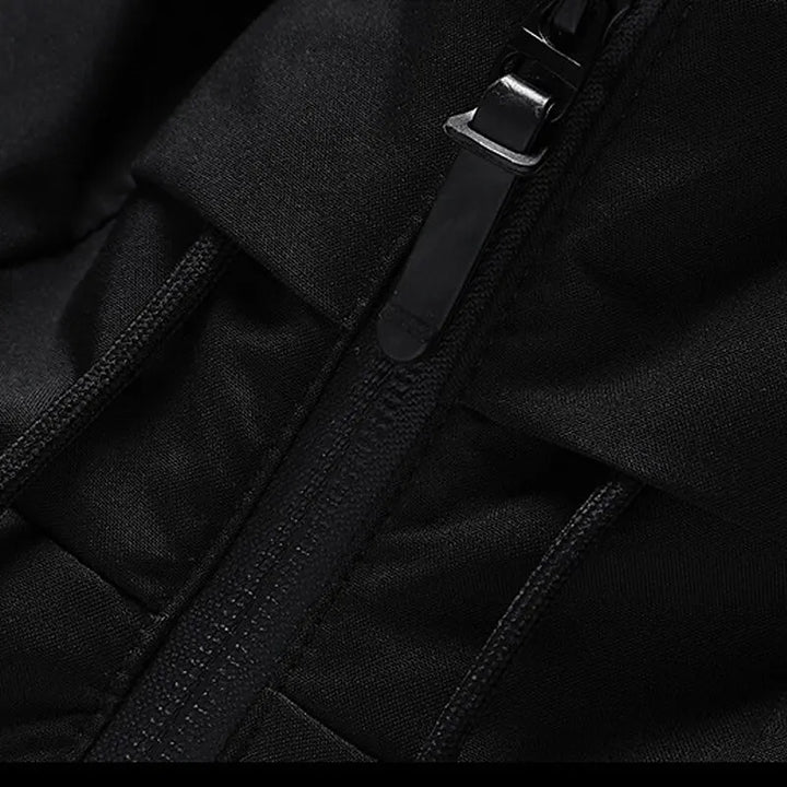 Herren Winterjacke Mit Kapuze Und Klassischem Reißverschluss Design