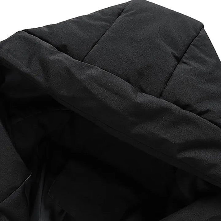 Herren Winterjacke Mit Kapuze Und Klassischem Reißverschluss Design