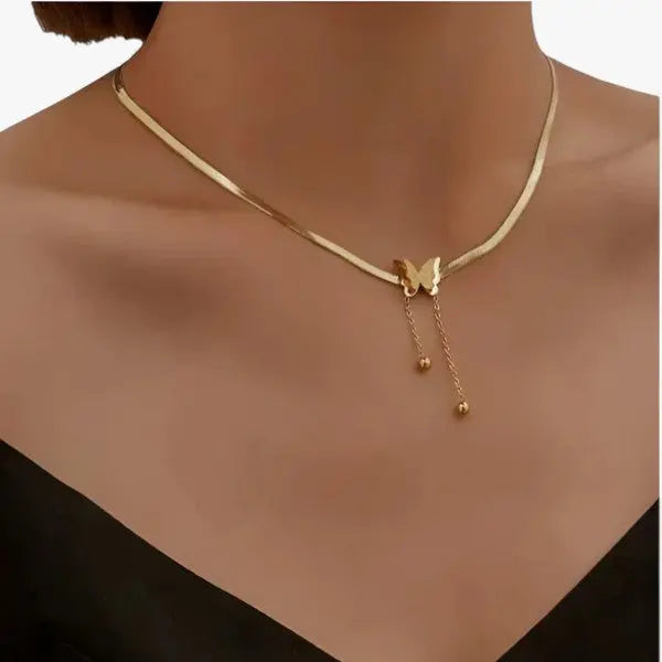 Charmante Schmetterling Kette für Damen Mivona