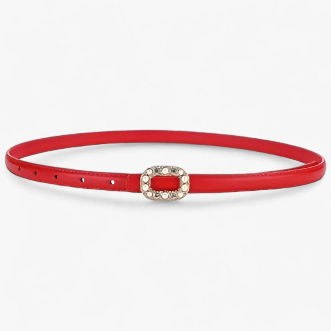 Eleganter Gürtel mit Perlen-Schnalle für Damen Mivona
