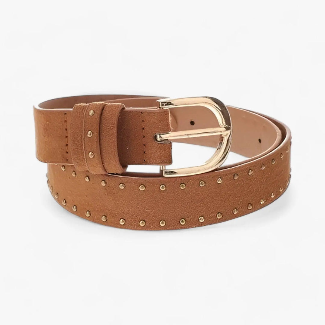 Eleganter Wildledergürtel mit Nieten-Details für Damen Mivona