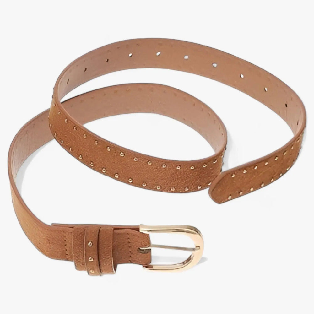 Eleganter Wildledergürtel mit Nieten-Details für Damen Mivona