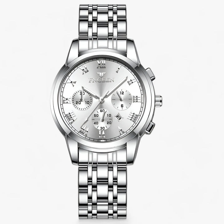 Präzise Runde Edelstahl Uhr Für Frauen Mivona