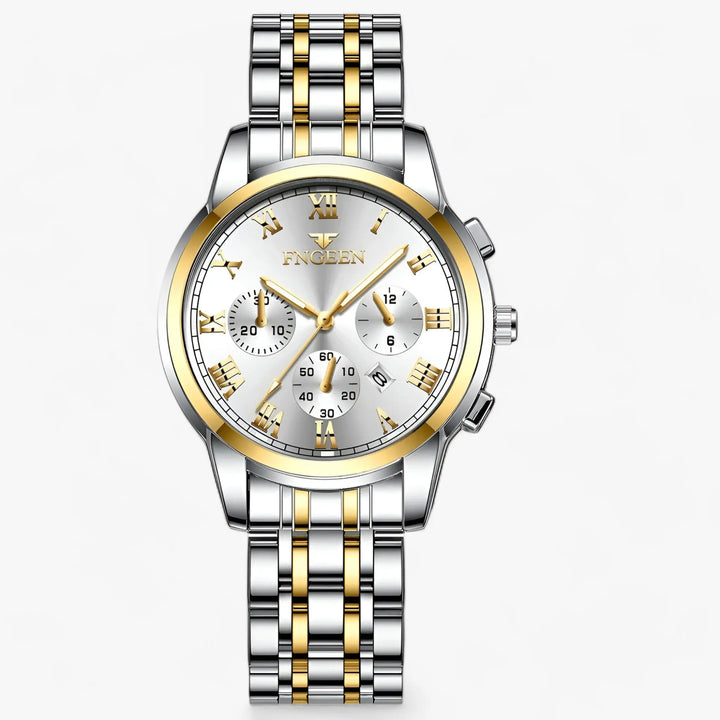 Präzise Runde Edelstahl Uhr Für Frauen Mivona
