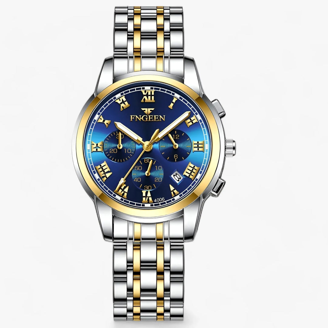 Präzise Runde Edelstahl Uhr Für Frauen Mivona