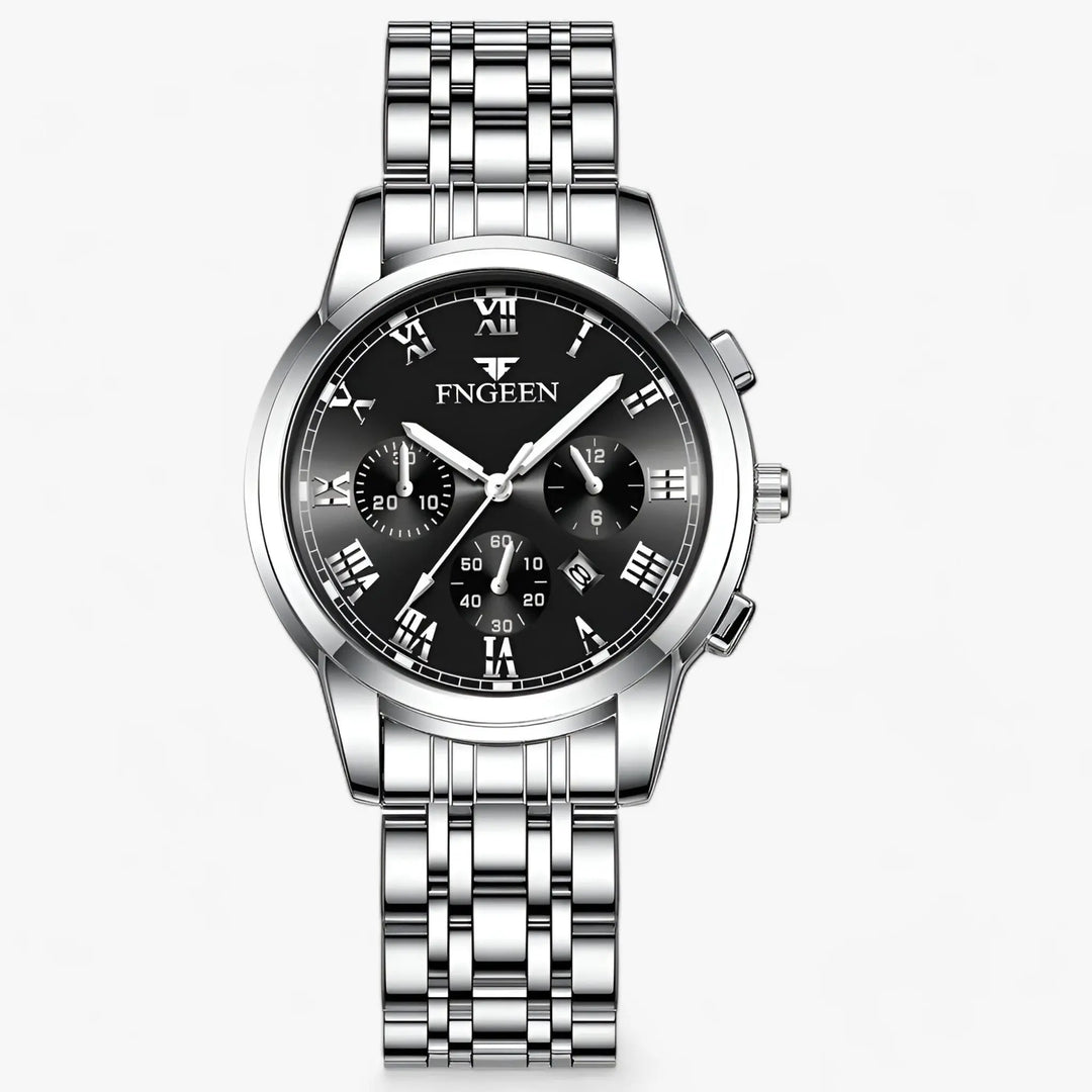 Präzise Runde Edelstahl Uhr Für Frauen Mivona
