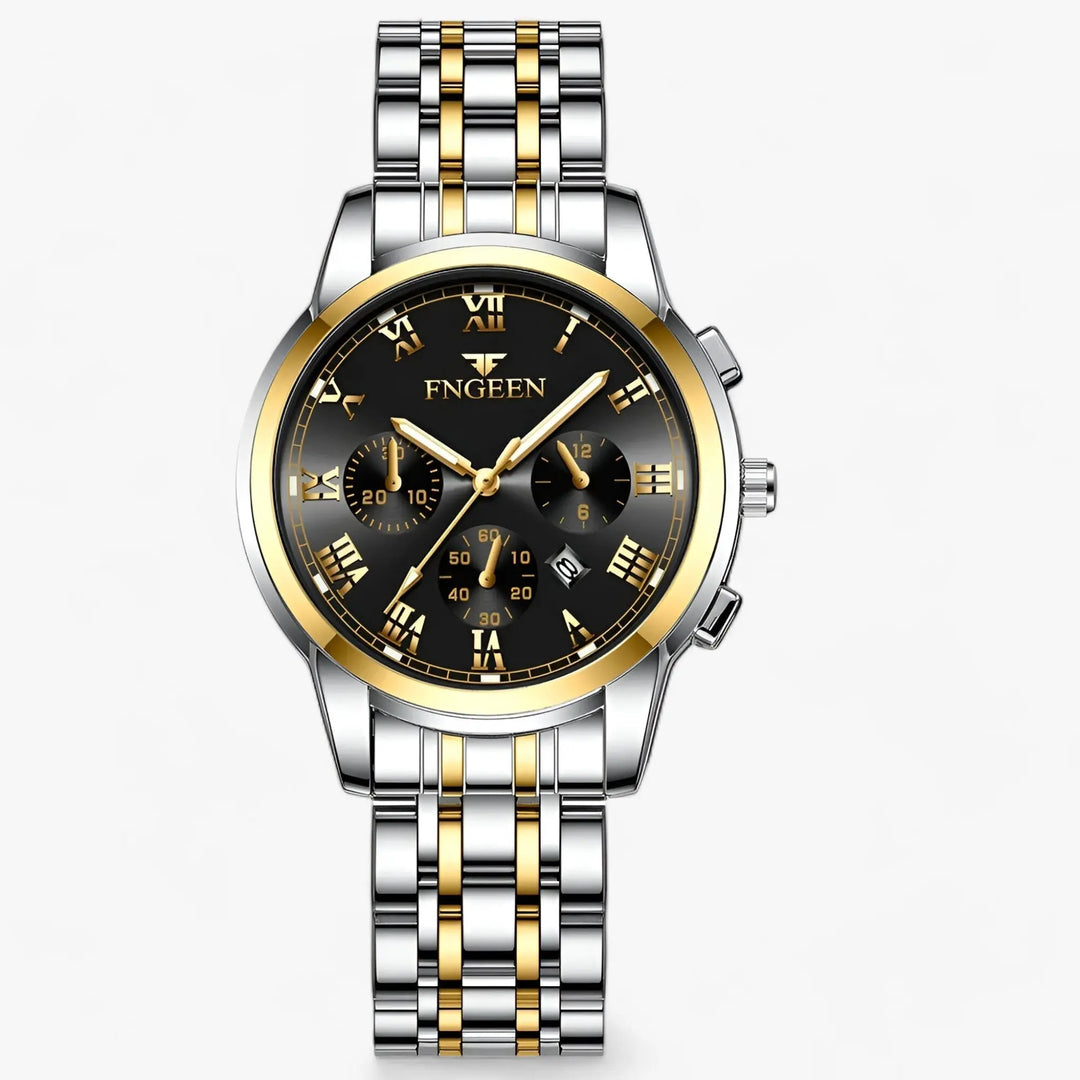 Präzise Runde Edelstahl Uhr Für Frauen Mivona
