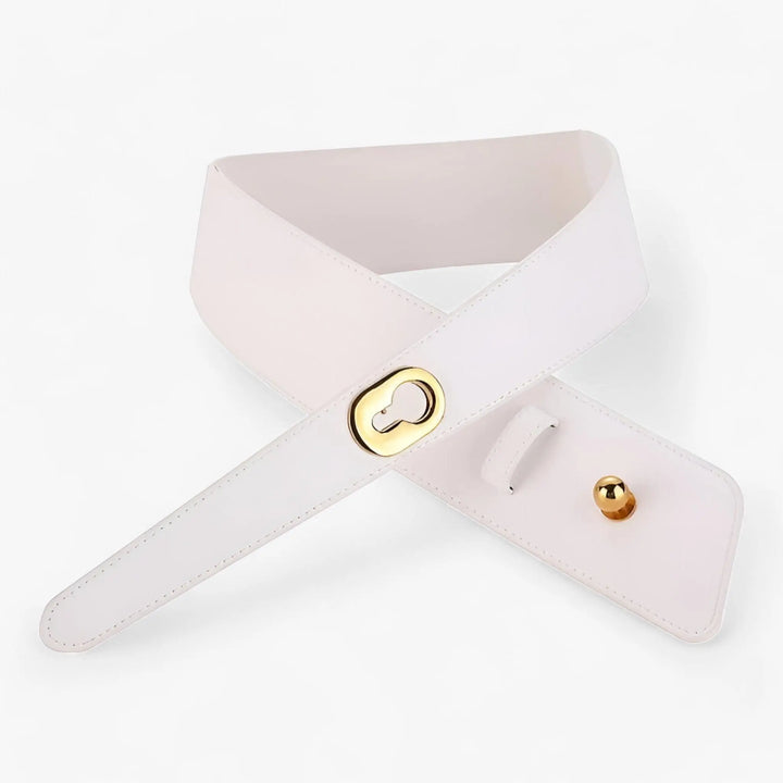Breiter Gürtel mit eleganter Metallschnalle für Damen Mivona