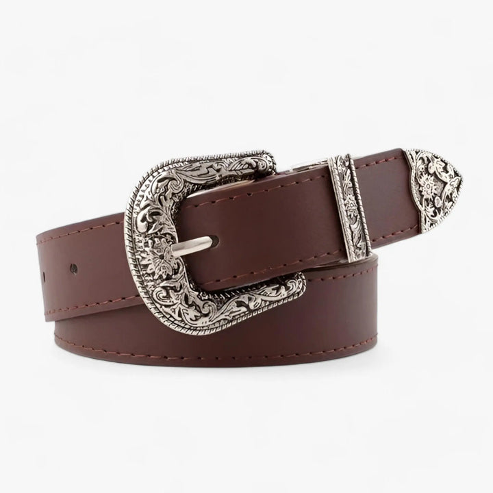 Western Ledergürtel Vintage Stil & Langlebiges Design Für Frauen Mivona