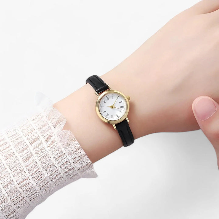 Elance Minimalistische Runde Uhr Für Damen Mivona