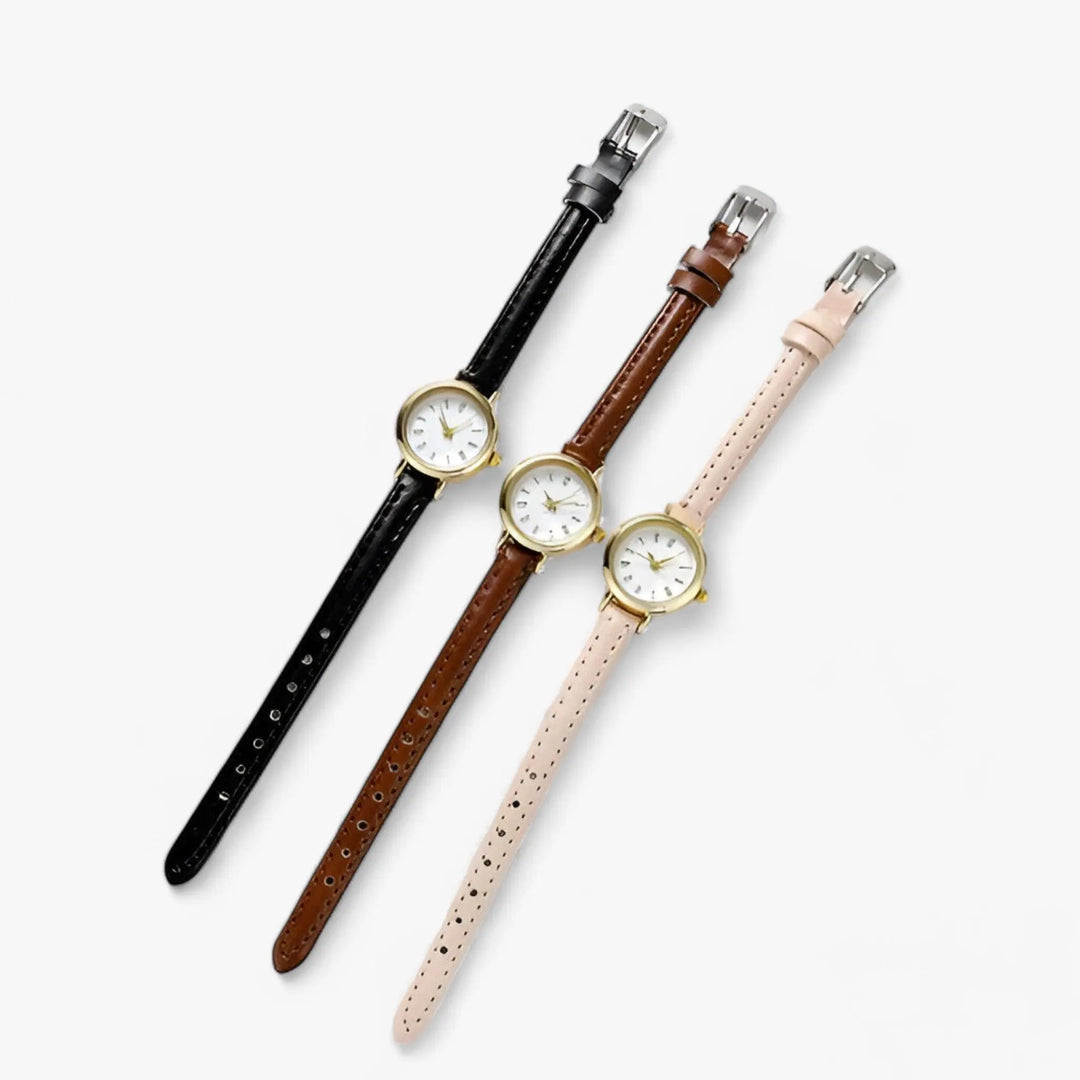 Elance Minimalistische Runde Uhr Für Damen Mivona
