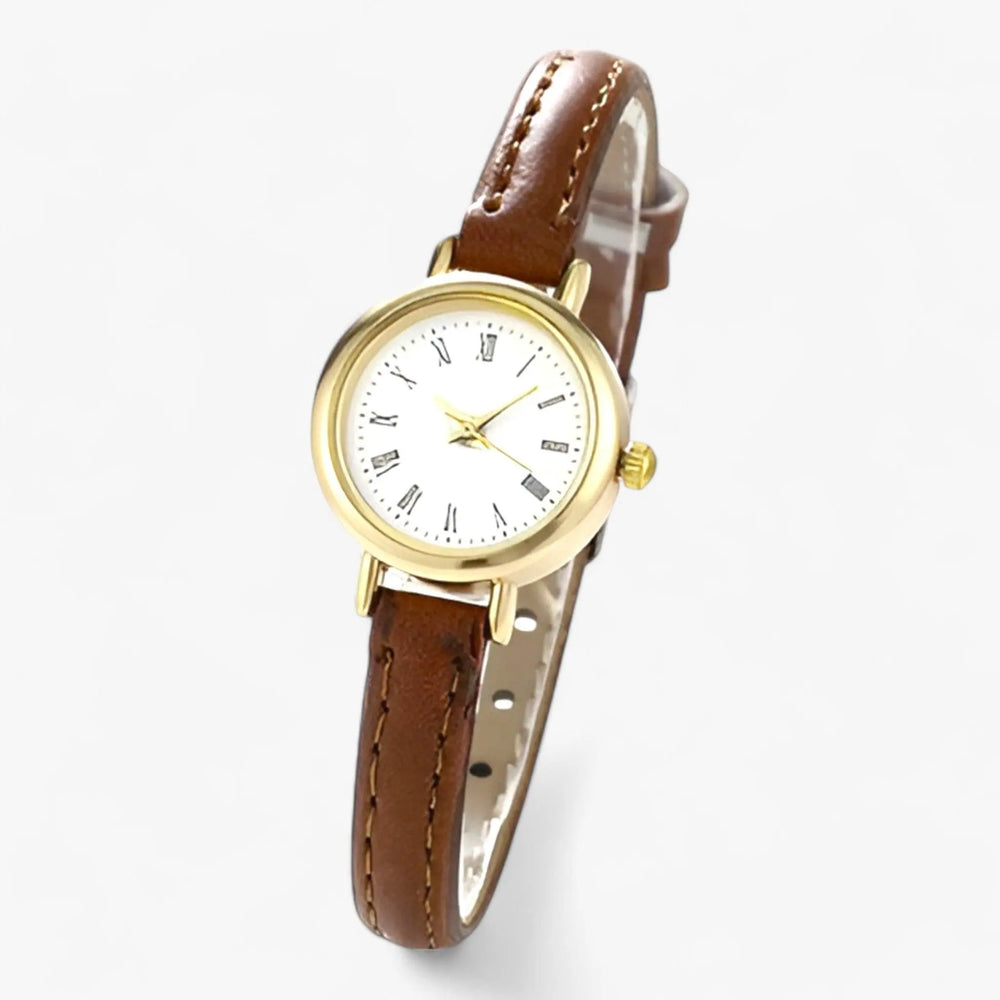 Elance Minimalistische Runde Uhr Für Damen Mivona