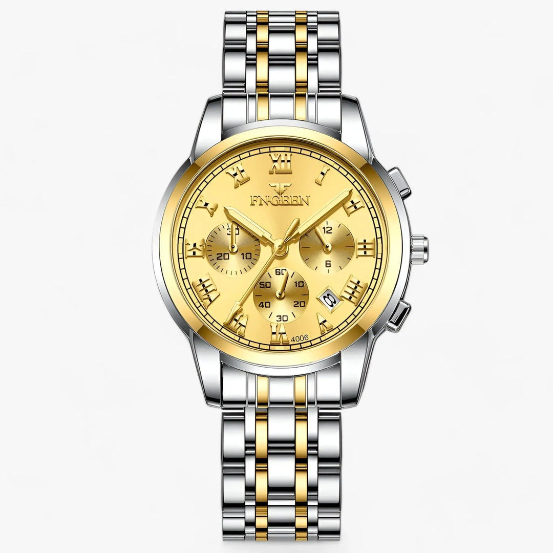 Präzise Runde Edelstahl Uhr Für Frauen Mivona