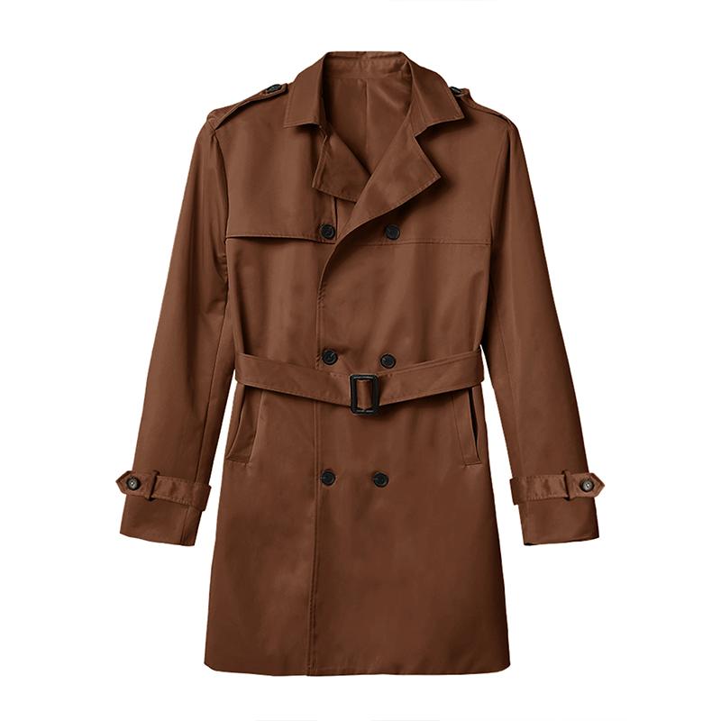 Zweireihiger Trenchcoat für Herren Mivona