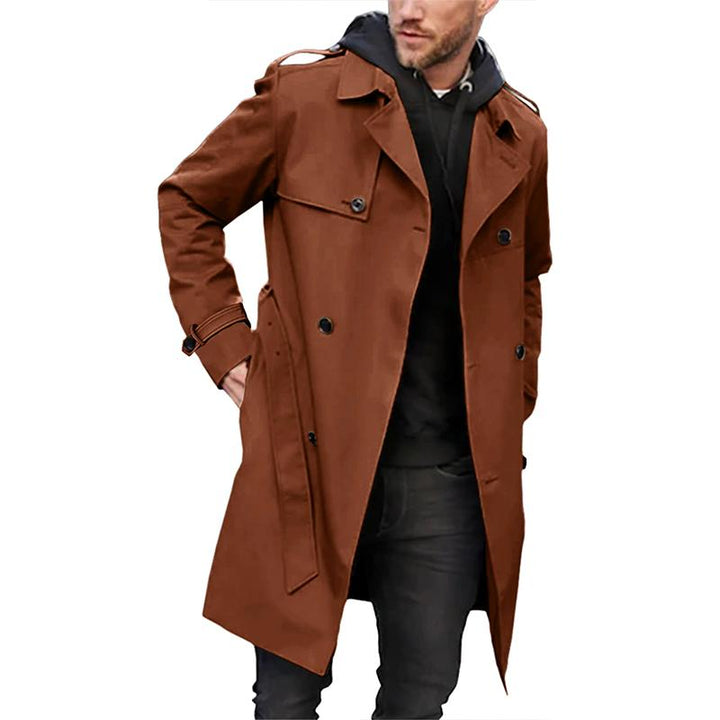 Zweireihiger Trenchcoat für Herren Mivona