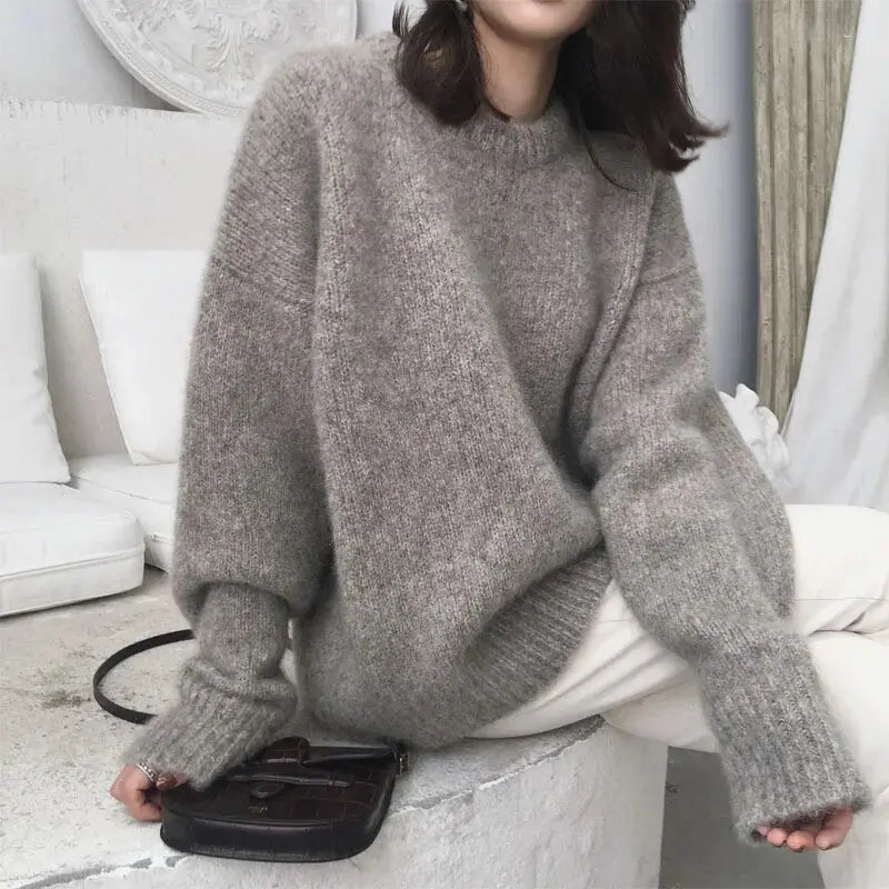 Modischer Langarm-Pullover Für Mühelosen Stil Und Komfort Für Frauen Mivona