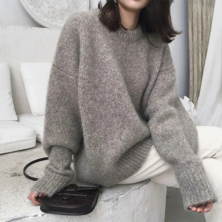 Modischer Langarm-Pullover Für Mühelosen Stil Und Komfort Für Frauen Mivona