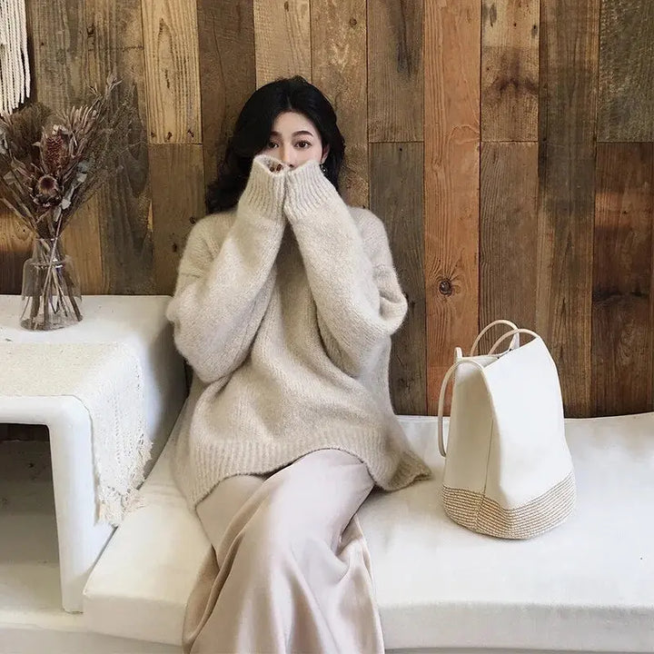 Modischer Langarm-Pullover Für Mühelosen Stil Und Komfort Für Frauen Mivona