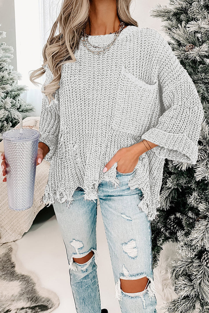 Luxuriöser Strickpullover Für Frauen Mivona