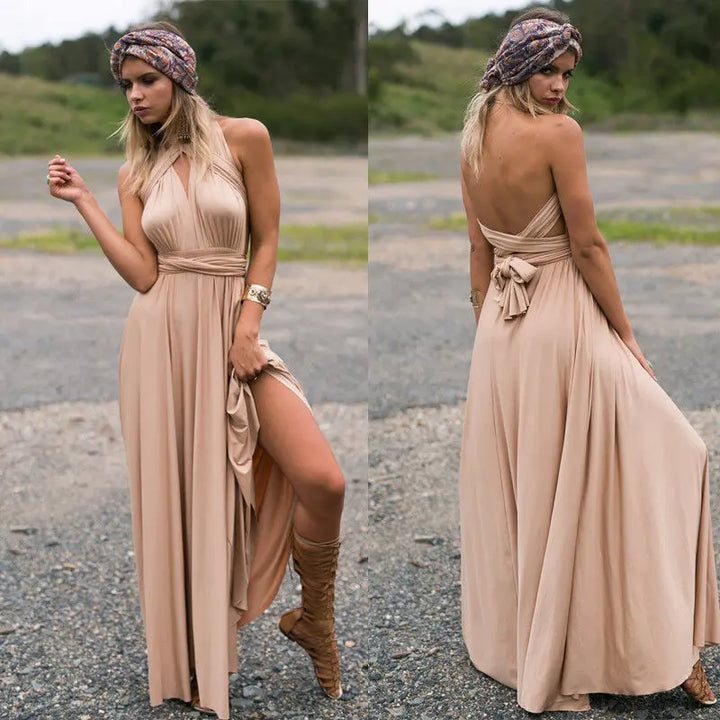 Schickes Wickelkleid aus leichtem Stoff für den Sommer Für Frauen Mivona