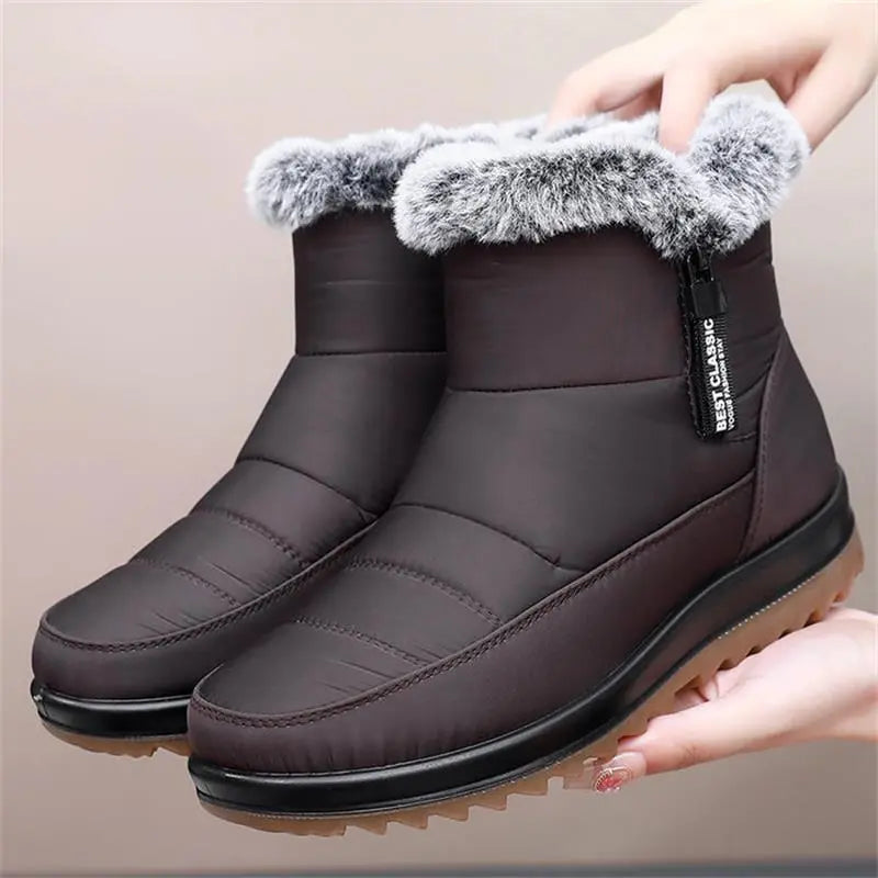 Warme Winterstiefel aus Baumwolle Für Frauen Mivona