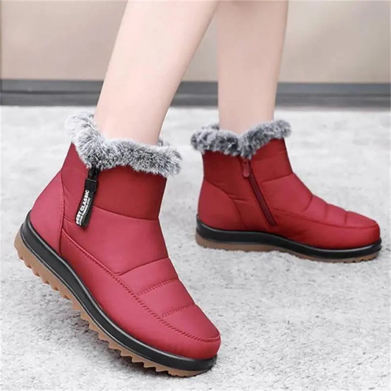 Warme Winterstiefel aus Baumwolle Für Frauen Mivona