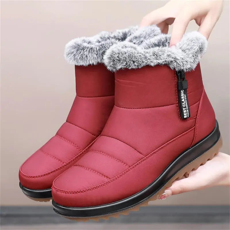 Warme Winterstiefel aus Baumwolle Für Frauen Mivona