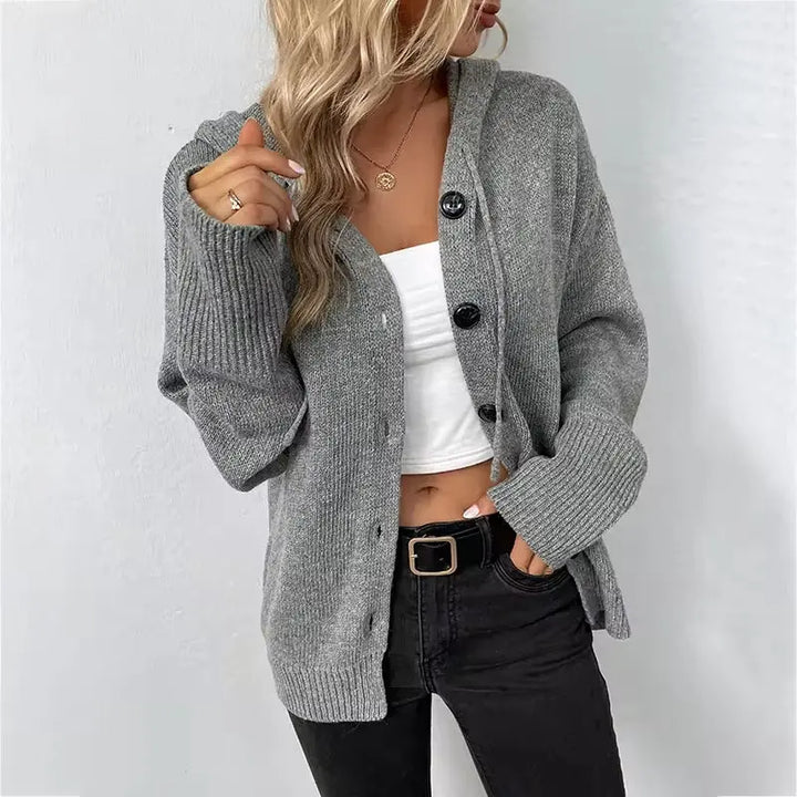 Gestrickter bequemer Pullover für Frauen Mivona