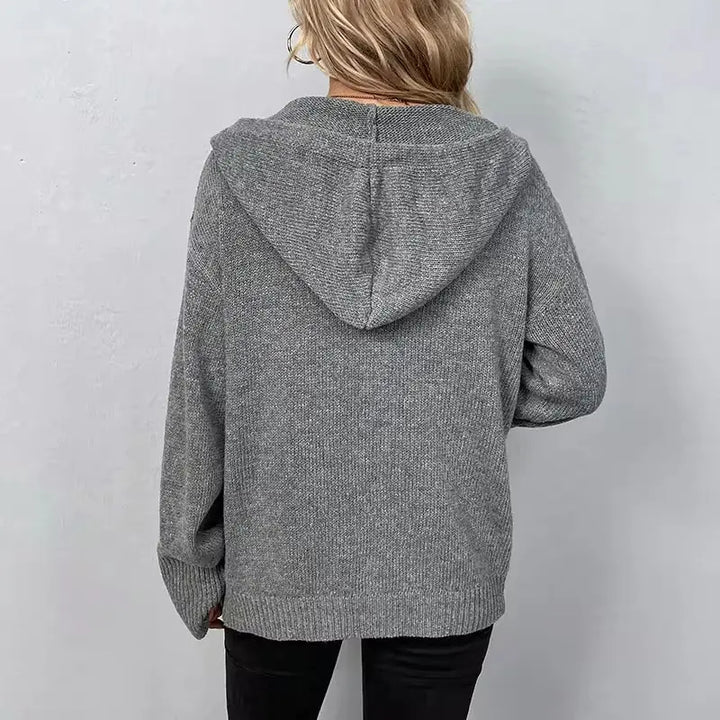 Gestrickter bequemer Pullover für Frauen Mivona