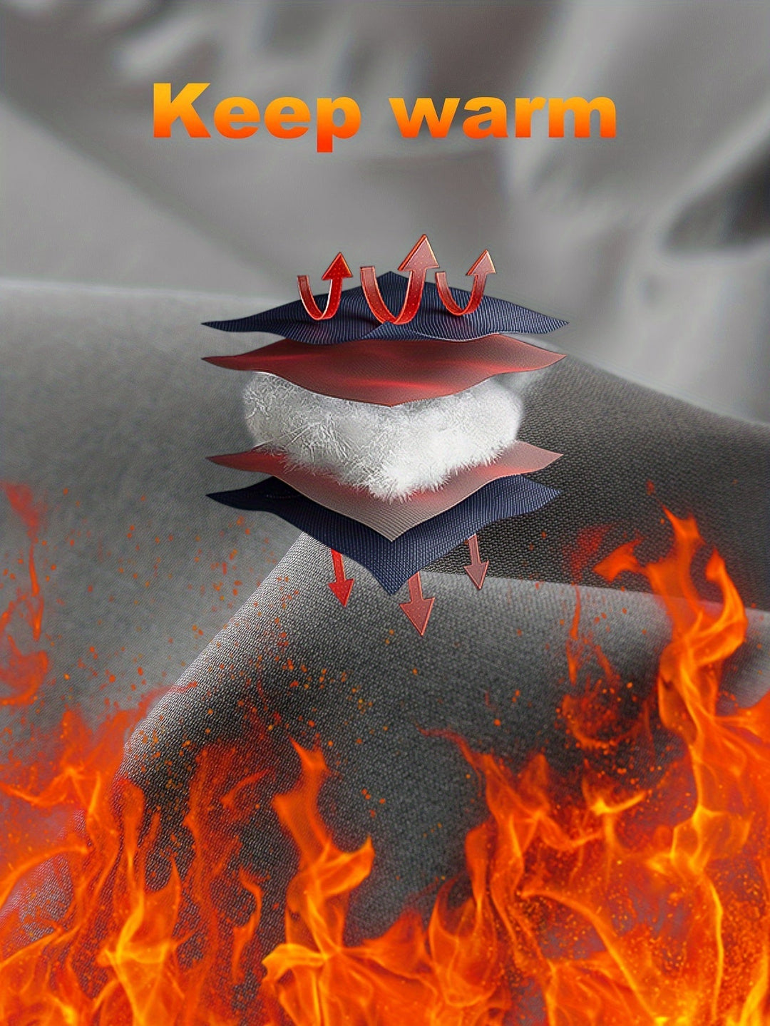 Herren Winter Steppjacke Mit Reißverschluss Und Bequemer Passform