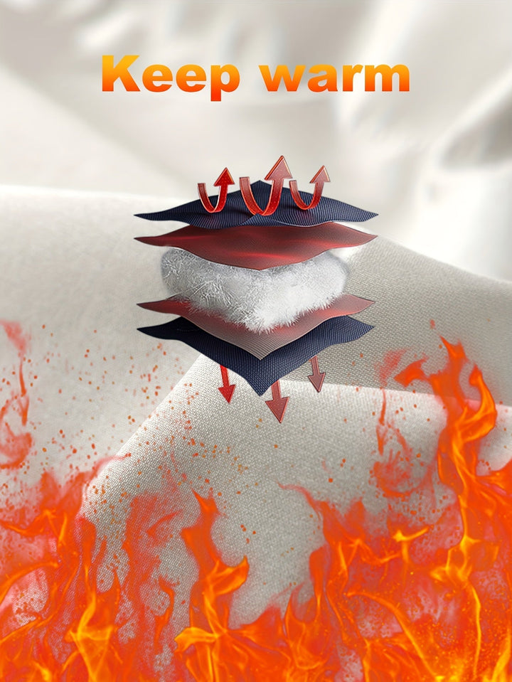 Herren Winter Steppjacke Mit Reißverschluss Und Bequemer Passform