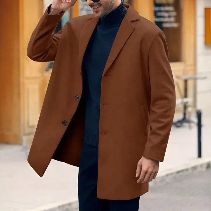Einreihiger Trenchcoat für Herren Mivona