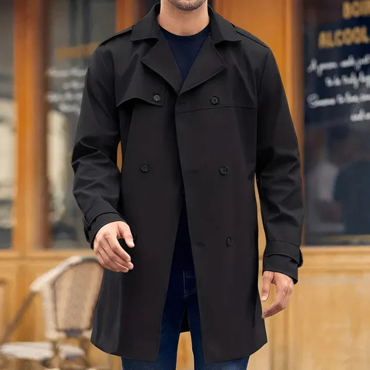 Einreihiger Trenchcoat für Herren Mivona